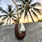 Koa and Bone Makau with Engravings