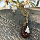 Koa and Bone Makau with Engravings