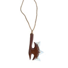 Axe Club w/ Shark Teeth | Polynesian Necklace
