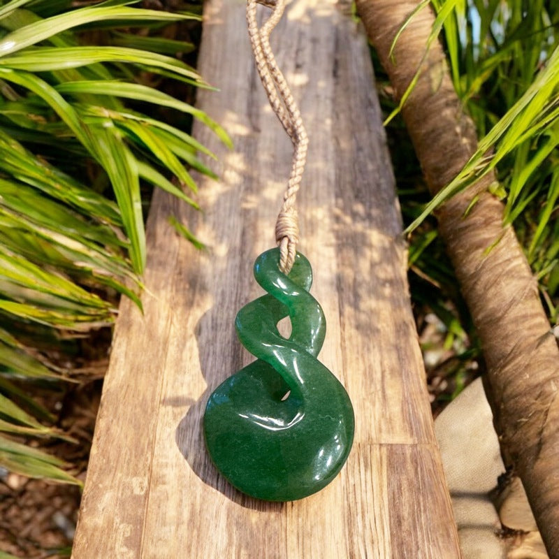 Jade Double Twist Necklace