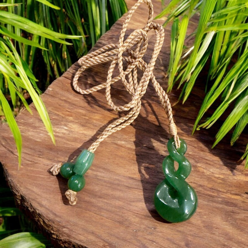 Jade Double Twist Necklace