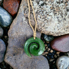 Jade Wave Swirl Necklace