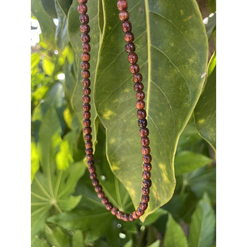 Hawaiian Koa Wood Necklace | 6mm Beads – Makana Hut