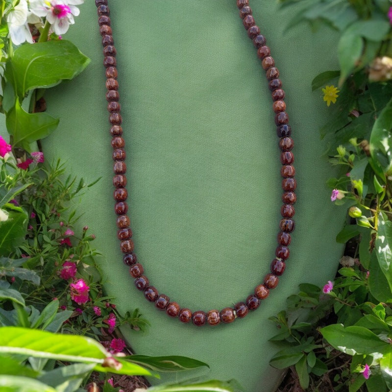 Hawaiian Koa Wood Necklace | 6mm Beads