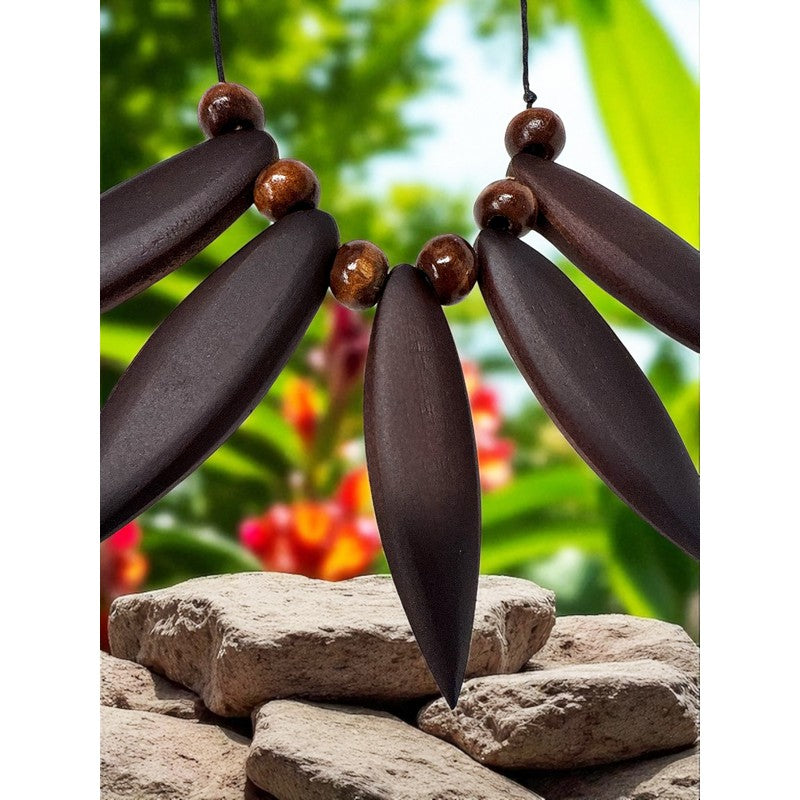 Surfboard Wooden Necklace