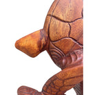 Standing Hawaiian Sea Turtle | Ocean Life Carving 16" (Refurbished)