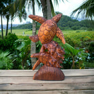 Standing Hawaiian Sea Turtle 20 " | Ocean Life Carving