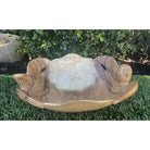 Double Honu Wooden Bowl 12"