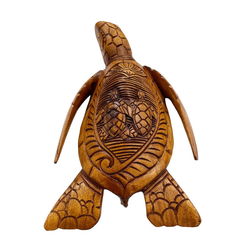 Hawaiian Sea Turtle with Ke Ikis | Ocean Life 12"