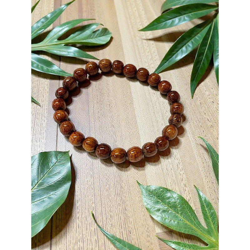 Koa Wood Bead Bracelet 8mm – Makana Hut