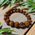 Koa Wood Bead Bracelet 12mm