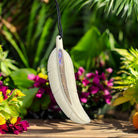 Feather with Paua Shell Necklace