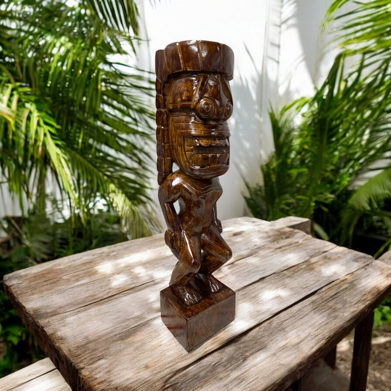 Kanaloa Tiki | Hawaii Museum Stained Replica 20"