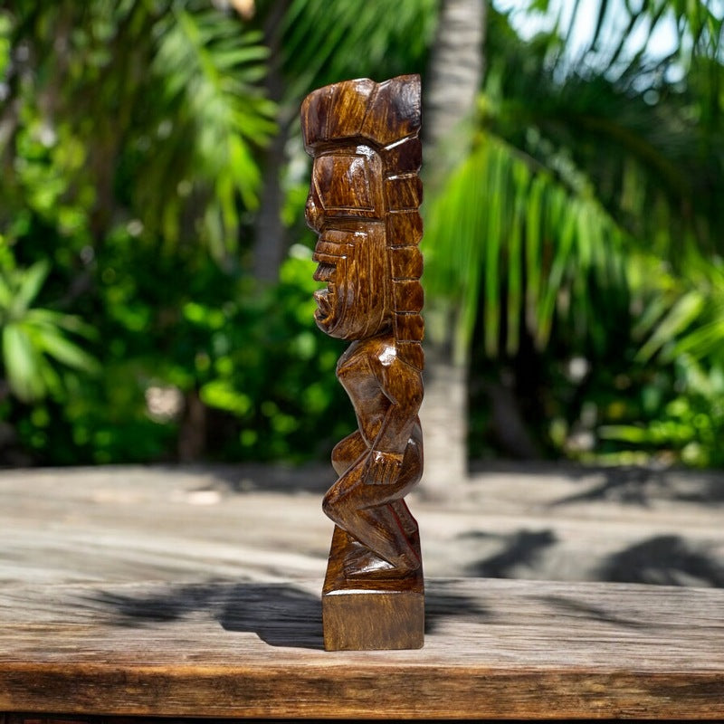 Kanaloa Tiki | Hawaii Museum Stained Replica 20"