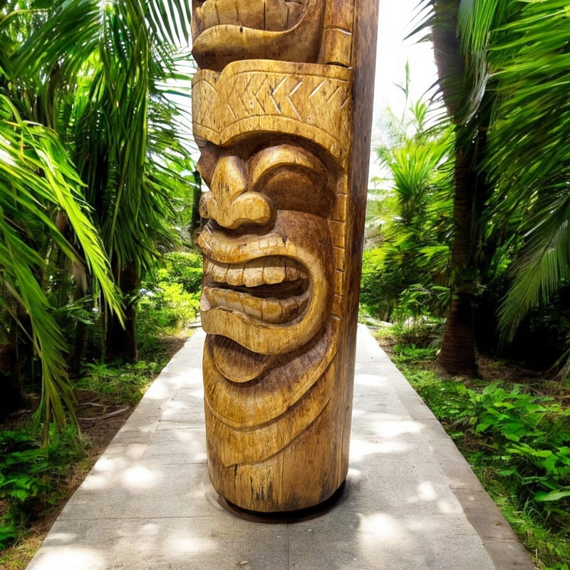 Love and Ocean Tiki Totem | Hawaiian Décor 40