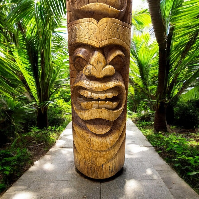 Love and Ocean Tiki Totem | Hawaiian Décor 40
