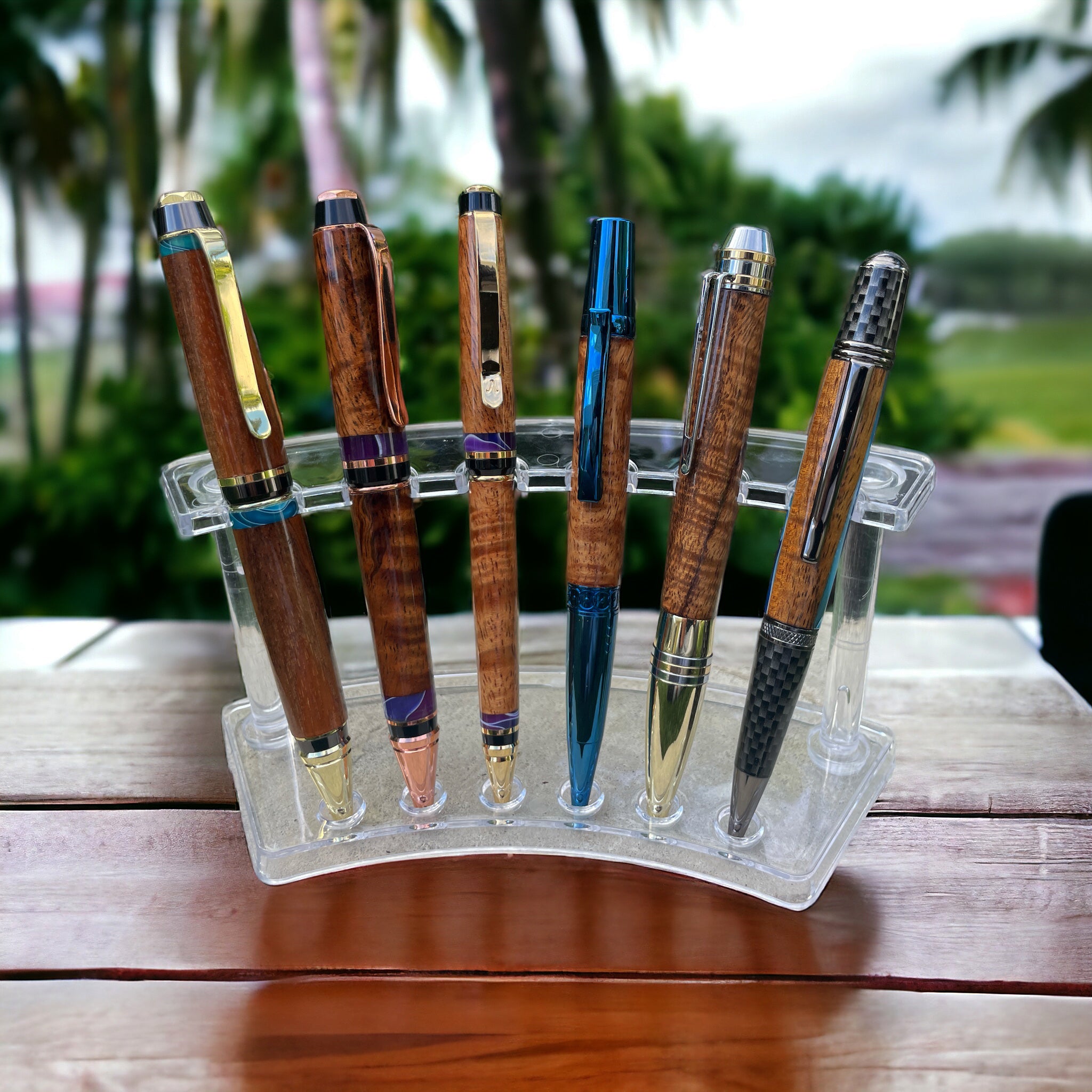 Hawaiian Curly Koa Wood Pens