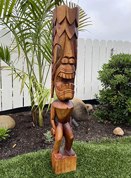 Kane Hawaiian Tiki God - Makana Hut