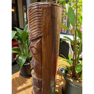 Ku and Lono Tiki Totem | Hawaiian Decor 19"