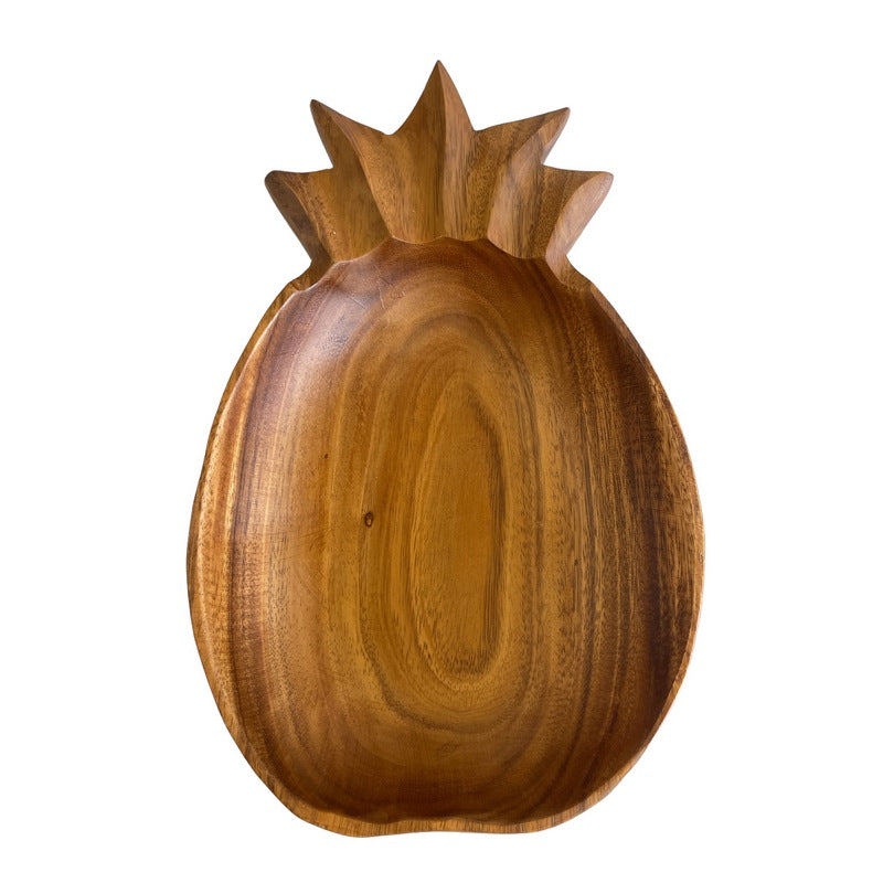 Acacia Wood Pineapple Bowl