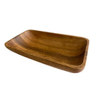 Acacia Wood Rectangular Bowl