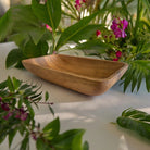 Acacia Wood Rectangular Bowl