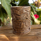 Acacia Wood Tiki Toothpick Holder