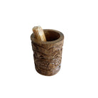 Acacia Wood Tiki Toothpick Holder