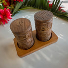 Acacia Wood Tiki | Salt and Pepper Set