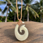 Buffalo Bone Fish Hook w/ Engravings