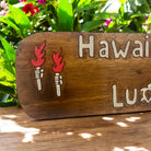 Hawaii Luau w/ Honu | Tropical Wooden Sign