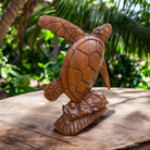 Standing Hawaiian Sea Turtle 8" | Ocean Life Carving