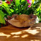 Double Honu Wooden Bowl 12" (Stained)