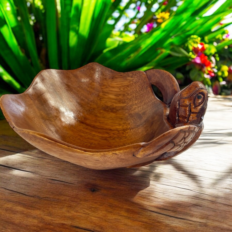 Honu Wooden Bowl 8"