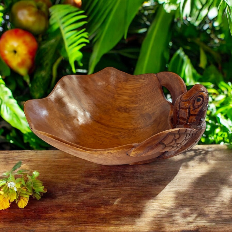 Honu Wooden Bowl 8"