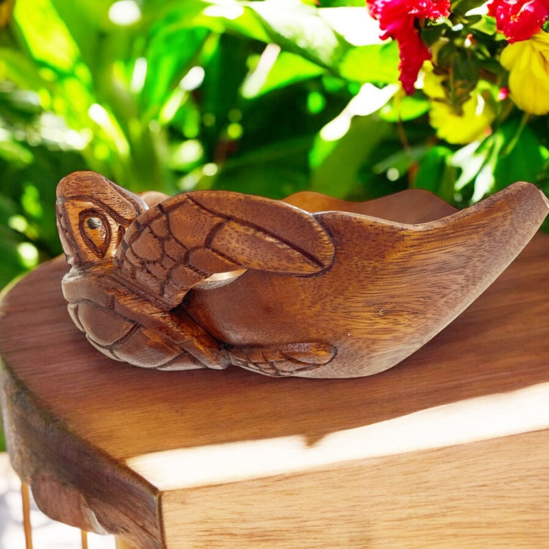 Honu Wooden Bowl 8"