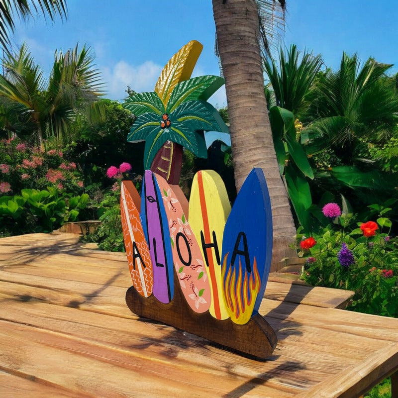 Aloha Sign with Surfboards | Hawaiian Signs