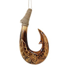 Hawaiian Fish Hook w/ Engravings | Hawaiian Home 12"