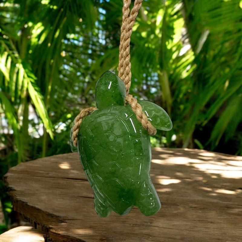 Jade Sea Turtle | Hawaiian Necklace