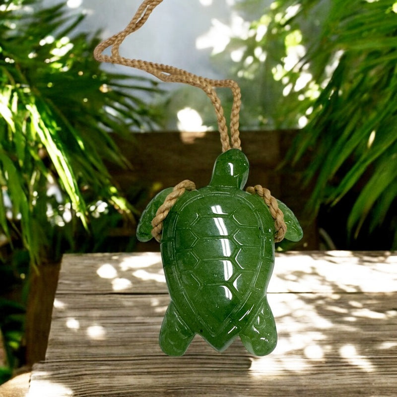 Jade Sea Turtle | Hawaiian Necklace