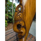 Traditional Carved Wooden Wahaika  | Māori Warrior