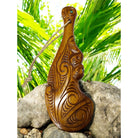 Traditional Wooden Wahaika | Māori Warrior (Natural)