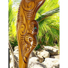 Traditional Wooden Wahaika | Māori Warrior (Natural)