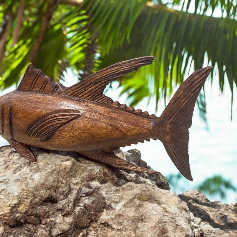 Ahi Tuna 12" | Sea Life Carving (Stained)