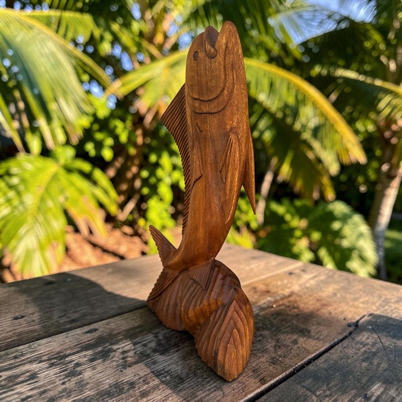 Standing Mahi Mahi |  Sea Life Carving 16"