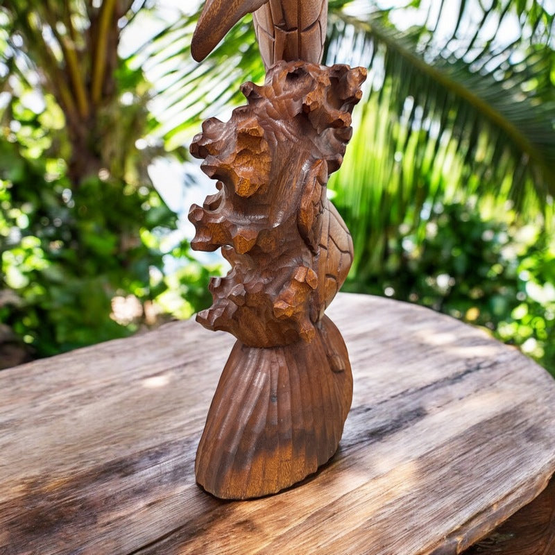 Standing Hawaiian Sea Turtle 20 " | Ocean Life Carving