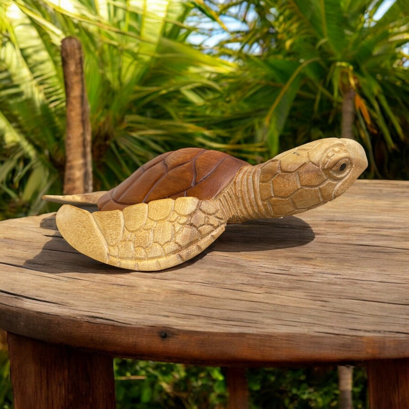 Fashion wood sea turtle