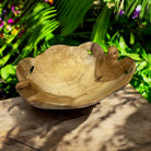 Double Honu Wooden Bowl 16"