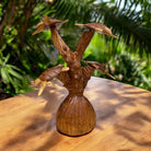 Five Turtle Carving on Stand | Sea Life 20"