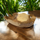 Double Honu Wooden Bowl 12"